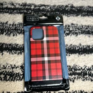 Casely Red Plaid Phone Case